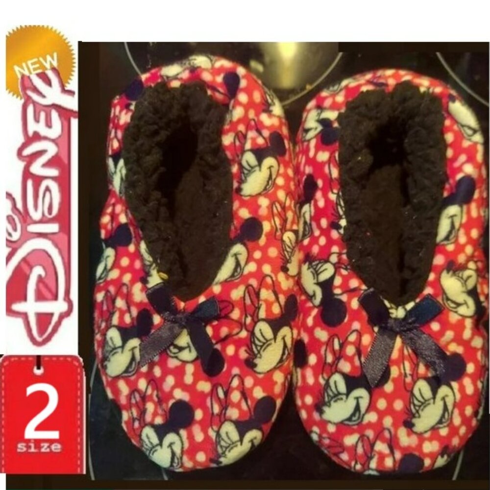🎁 = 10/$25. NWOT Minnie Mouse slippers